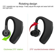V10 Wireless Bluetooth V5.0 Sport Headphone without Charging Box, CSR Chip, Support Voice Reception&10 Minutes Fast Charging(Black)