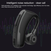 V10 Wireless Bluetooth V5.0 Sport Headphone without Charging Box, CSR Chip, Support Voice Reception&10 Minutes Fast Charging(Black)