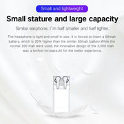 G9 Bluetooth 5.0 HIFI 3D Stereo Wireless Earphone (White)