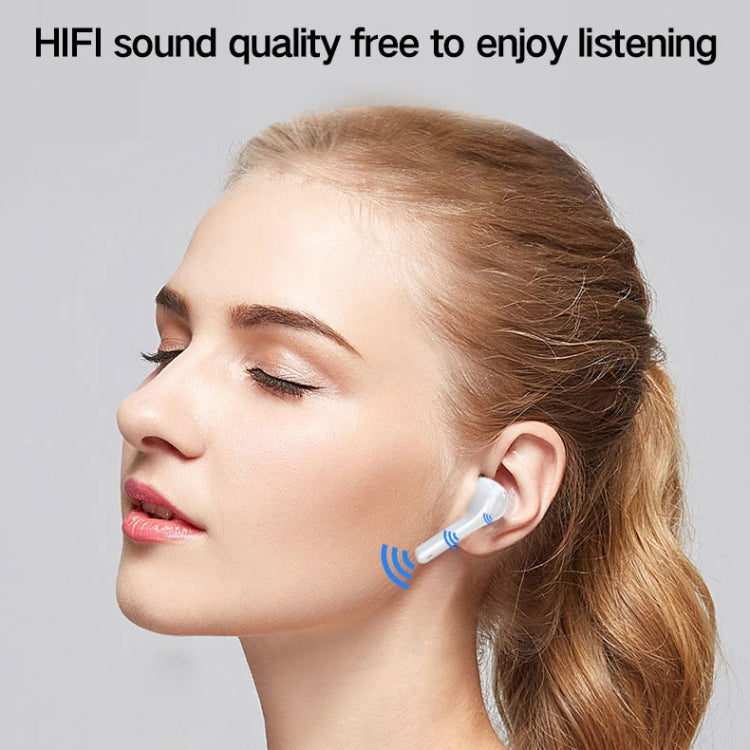 G9 Bluetooth 5.0 HIFI 3D Stereo Wireless Earphone (White)