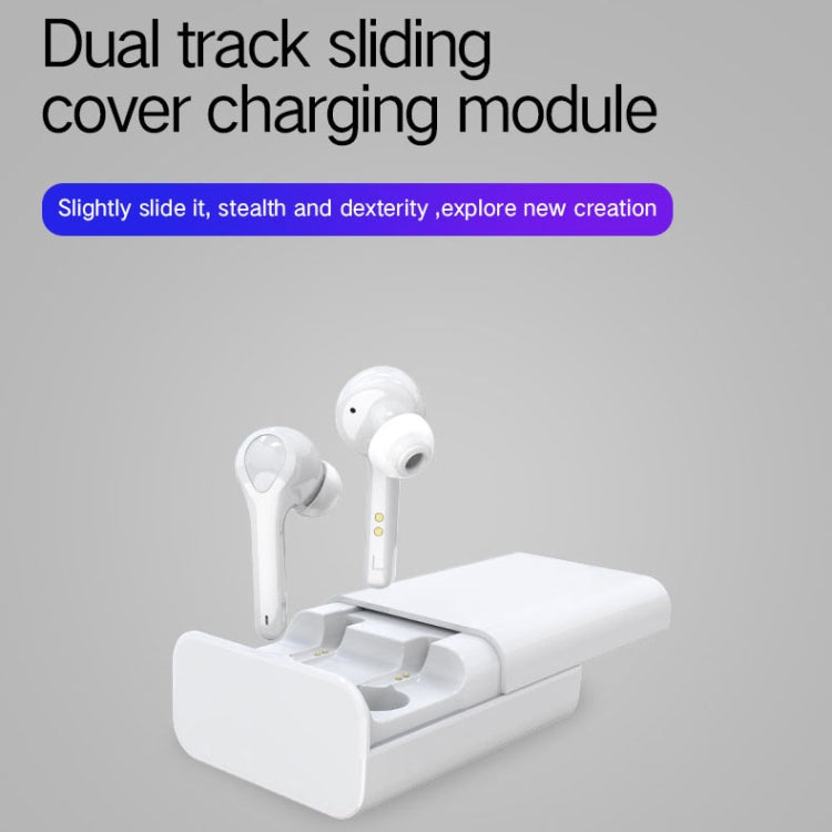 G9 Bluetooth 5.0 HIFI 3D Stereo Wireless Earphone (White)