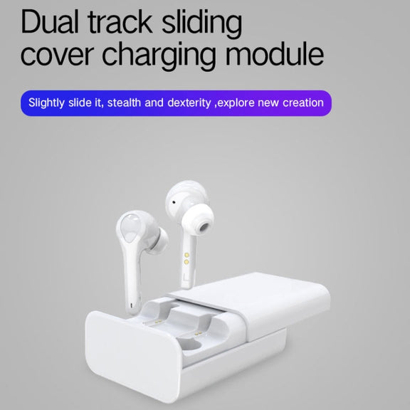 G9 Bluetooth 5.0 HIFI 3D Stereo Wireless Earphone (White)