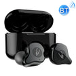 Sabbat E12 Portable In-ear Bluetooth V5.0 Earphone with Wireless Charging Box, Wireless Charging Model, For iPhone, Galaxy, Huawei, Xiaomi, HTC and Other Smartphones(Grey) - free shipping - PMC TechLife - Order now!