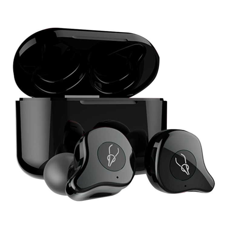 Sabbat E12 Portable In-ear Bluetooth V5.0 Earphone with Wireless Charging Box, Wireless Charging Model, For iPhone, Galaxy, Huawei, Xiaomi, HTC and Other Smartphones(Grey)