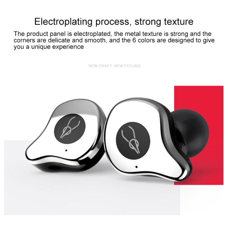 Sabbat E12 Portable In-ear Bluetooth V5.0 Earphone with Wireless Charging Box, Wireless Charging Model, For iPhone, Galaxy, Huawei, Xiaomi, HTC and Other Smartphones(Grey)