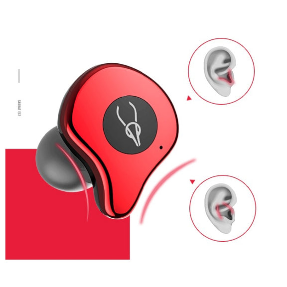 Sabbat E12 Portable In-ear Bluetooth V5.0 Earphone with Wireless Charging Box, Wireless Charging Model, For iPhone, Galaxy, Huawei, Xiaomi, HTC and Other Smartphones(Grey)