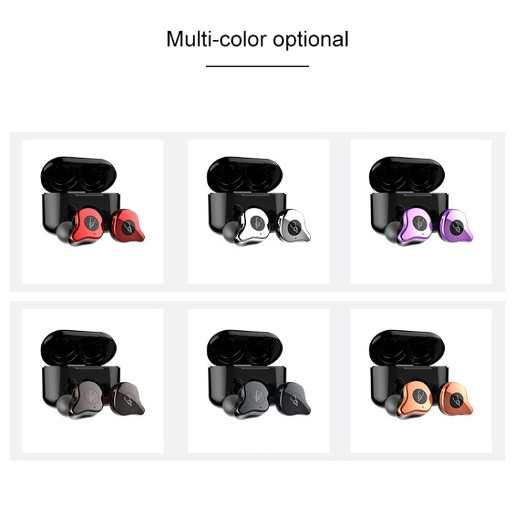 Sabbat E12 Portable In-ear Bluetooth V5.0 Earphone with Wireless Charging Box, Wireless Charging Model, For iPhone, Galaxy, Huawei, Xiaomi, HTC and Other Smartphones(Grey)