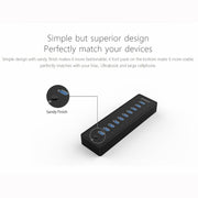 ORICO P10-U3-V1 10 USB 3.0 Ports HUB, Specification: EU Plug