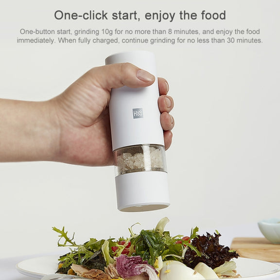 Original Xiaomi Youpin Huohou Electric Grinding Machine Automatic Mill Pepper Grinder(White)