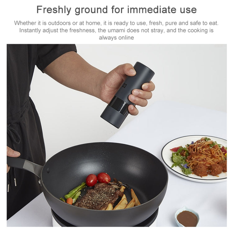 Original Xiaomi Youpin Huohou Electric Grinding Machine Automatic Mill Pepper Grinder(White)