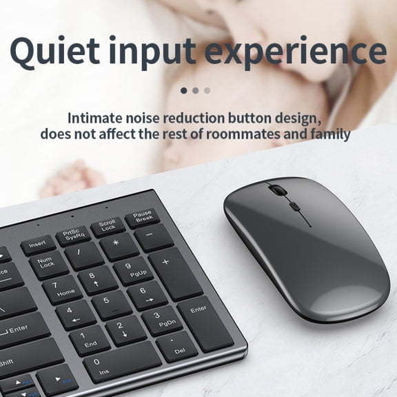109 Three-mode Wireless Bluetooth Keyboard (Silver)