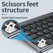 109 Three-mode Wireless Bluetooth Keyboard (Silver)