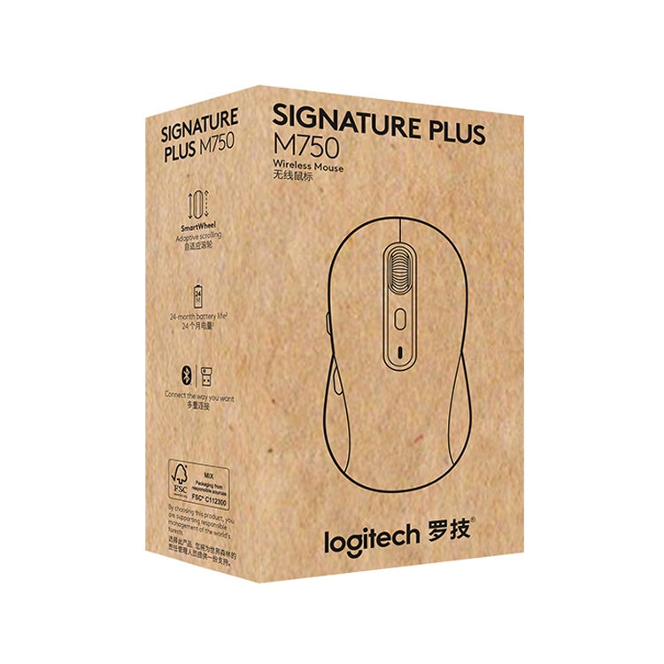 Logitech M750 2000DPI 2.4GHz Wireless Bluetooth Dual Mode Mouse (Black)