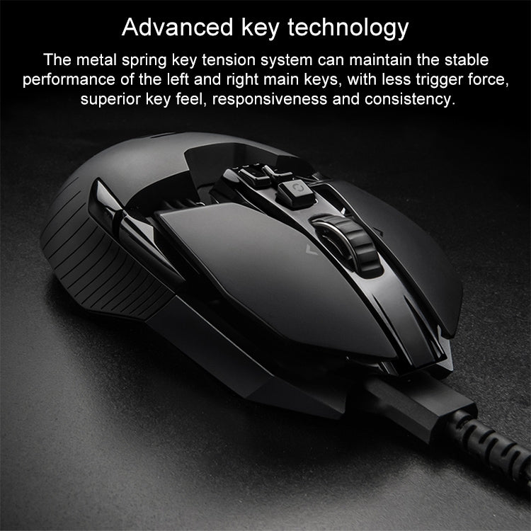 Logitech G903 LIGHTSPEED 16000 DPI 11 Buttons HERO 16K Sensor RGB Backlight Left and Right Hands Universal Wireless Optical Gaming Mouse (Black)