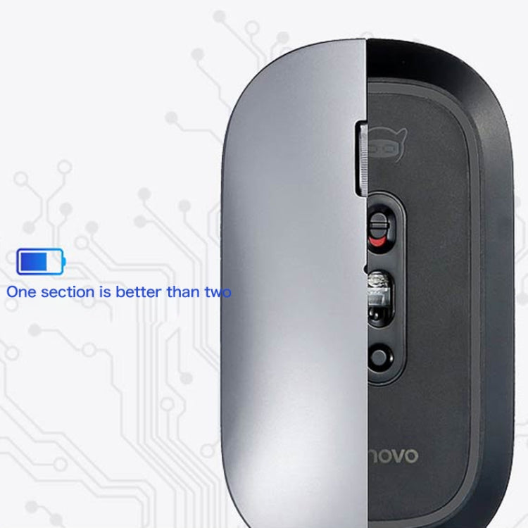 Lenovo Bluetooth 4.0 Dual Mode Wireless Bluetooth Mouse for Xiaoxin Air (Grey)