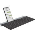 Logitech K580 Dual Modes Thin and Light Multi-device Wireless Keyboard with Phone Holder (Black) - free shipping - PMC TechLife - Order now!
