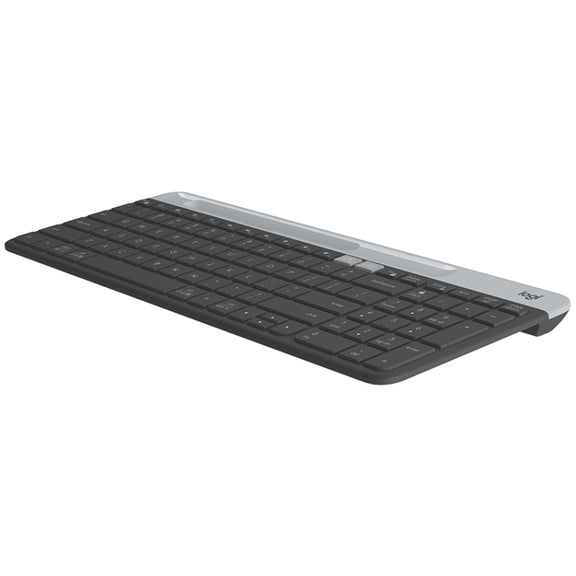 Logitech K580 Dual Modes Thin and Light Multi-device Wireless Keyboard with Phone Holder (Black)