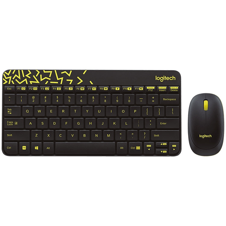 Logitech MK240 Nano Wireless Keyboard and Mouse Set(Black)