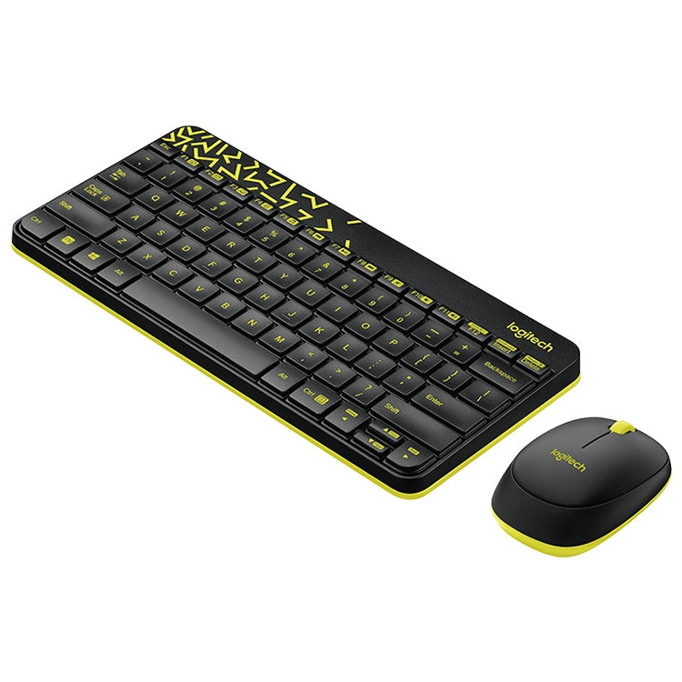 Logitech MK240 Nano Wireless Keyboard and Mouse Set(Black)