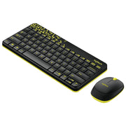 Logitech MK240 Nano Wireless Keyboard and Mouse Set(Black)