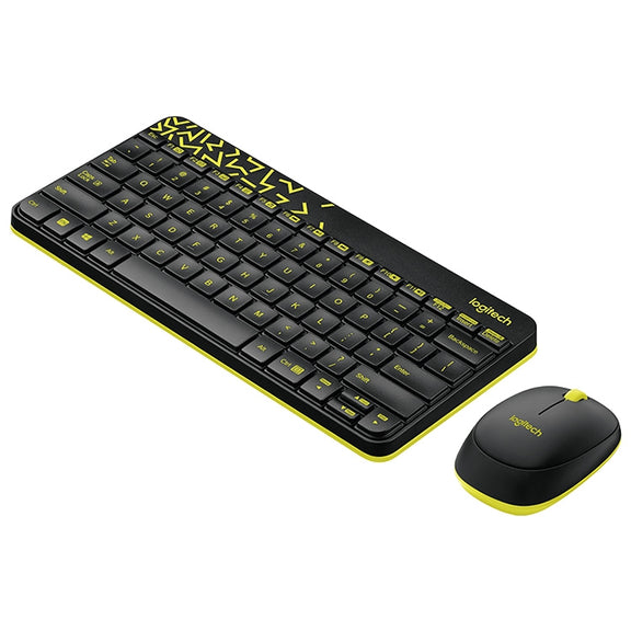 Logitech MK240 Nano Wireless Keyboard and Mouse Set(Black)