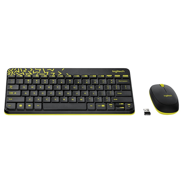 Logitech MK240 Nano Wireless Keyboard and Mouse Set(Black)
