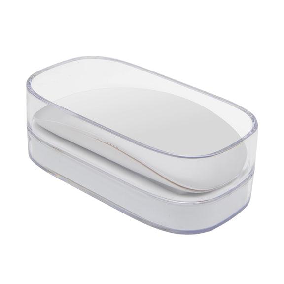 TM-823 2.4G 1200 DPI Wireless Touch Scroll Optical Mouse for Mac Desktop Laptop(White)