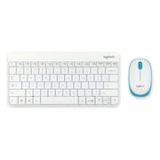 Logitech MK245 Nano Wireless Keyboard Mouse Set (White)