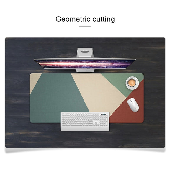 YINDIAO Large Rubber Mouse Pad Anti-skid Gaming Office Desk Pad Keyboard Mat, Size: 800x300mm (Geometry)