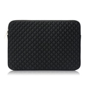 Diamond Texture Laptop Liner Bag, Size: 15.6 inch (Black)