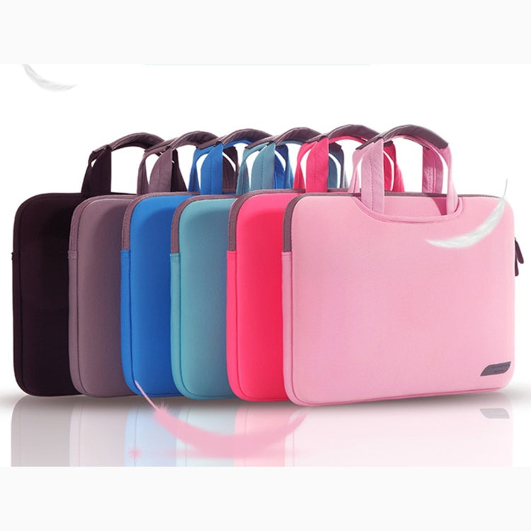 15.6 inch Portable Air Permeable Handheld Sleeve Bag for Laptops, Size: 41.5x30.0x3.5cm(Magenta)