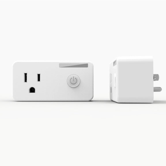10A WiFi 2.4GHz APP Remote Control Timing Smart Socket Works with Alexa & Google Home, AC 110-250V, US Plug