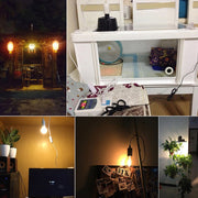 E14 Wire Cap Switch Lamp Holder Chandelier Power Socket with 1.5m Extension Cable, EU Plug(Black)