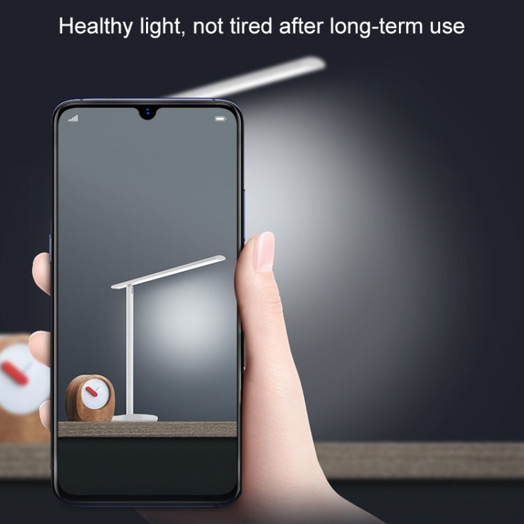Original Huawei Smart OPPLE LED Desk Lamp Folding Adjust Reading Table Lamp Brightness Lights, Support HUAWEI HiLink (White)