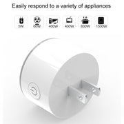 10A RGB Scene Light WiFi Remote Control Smart Socket Works with Alexa & Google Home & IFTTT, AC 100-240V, JP Plug