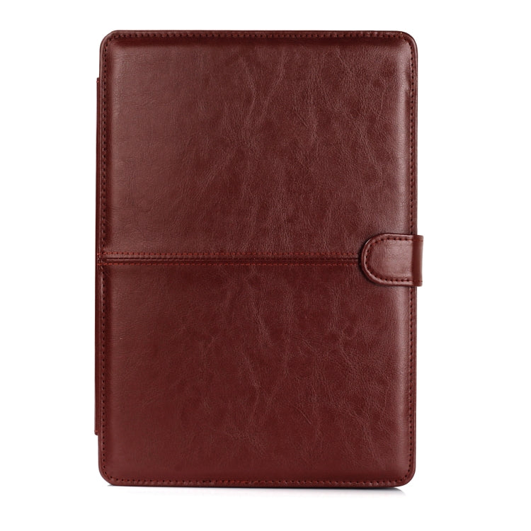 For Macbook Pro 15.4 inch Laptop Crazy Horse Texture Horizontal Flip Leather Case (Brown)