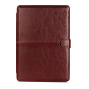 For Macbook Pro 15.4 inch Laptop Crazy Horse Texture Horizontal Flip Leather Case (Brown)
