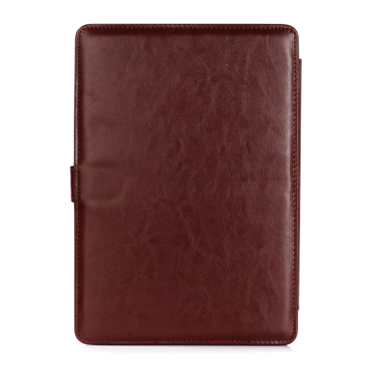 For Macbook Pro 15.4 inch Laptop Crazy Horse Texture Horizontal Flip Leather Case (Brown)