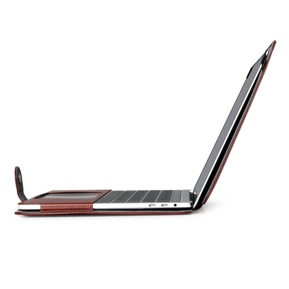 For Macbook Pro 15.4 inch Laptop Crazy Horse Texture Horizontal Flip Leather Case (Brown)