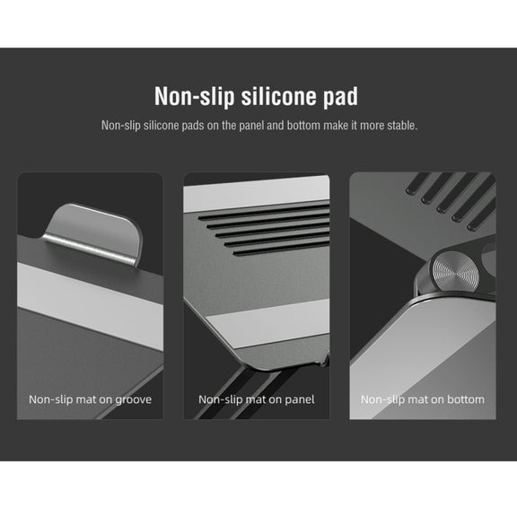 NILLKIN ProDesk Adjustable Aluminum Alloy Laptop Notebook Stand Holder (Silver)