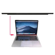 Glass Material LCD Screen Display Front Bezel Logo Cover for Macbook Pro 16 inch A2141 2019(Silver)