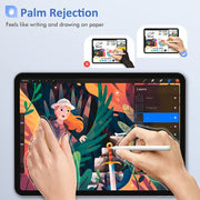Mutural P-980 Tilt Pressure Sensor Capacitive Stylus Pen with Palm Rejection for iPad after 2018
