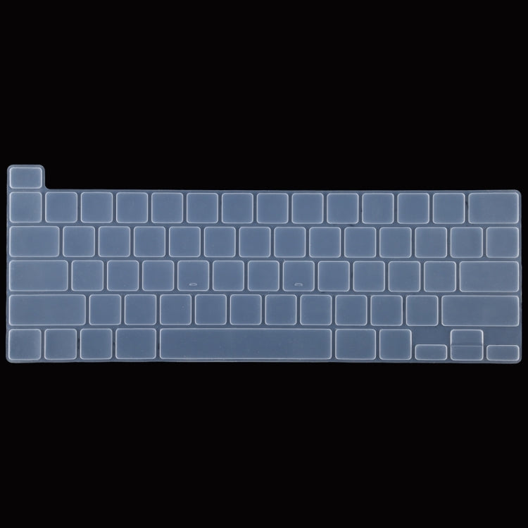 Dustproof Silicone Laptop Keyboard Protective Film for MacBook Pro 13.3 inch 2022 (White)