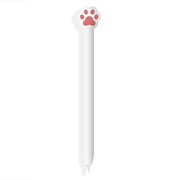 Cute Cartoon Silicone Protective Cover for Apple Pencil 2(White)