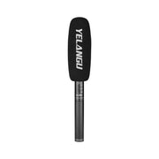 YELANGU YLG9933A MIC07 Professional Interview Condenser Video Shotgun Microphone with 6.5mm Audio Adapter & 3.5mm RXL Audio Cable(Black)