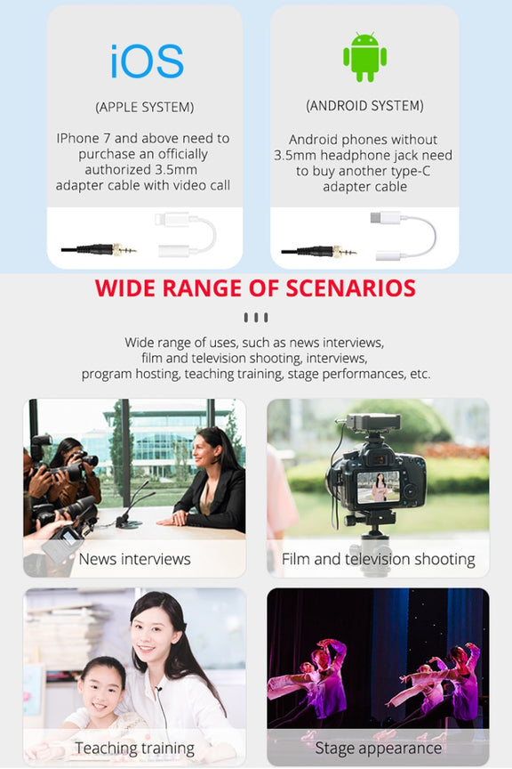 YELANGU YLG9929C MX4 Dual-Channel 100CH UHF Wireless Microphone System with Transmitter and Receiver for DSLR Cameras and Video Cameras(Black)