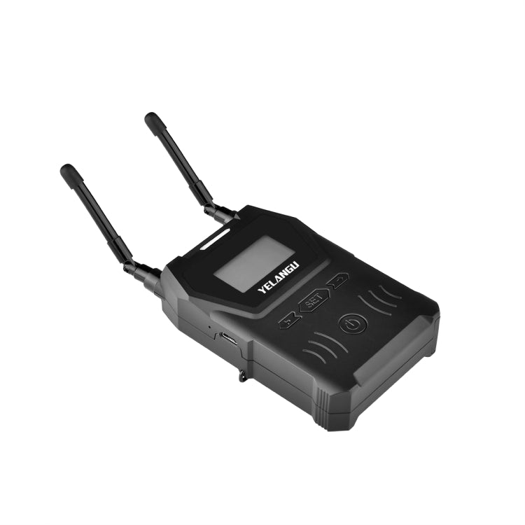 YELANGU YLG9929C MX4 Dual-Channel 100CH UHF Wireless Microphone System with Transmitter and Receiver for DSLR Cameras and Video Cameras(Black)