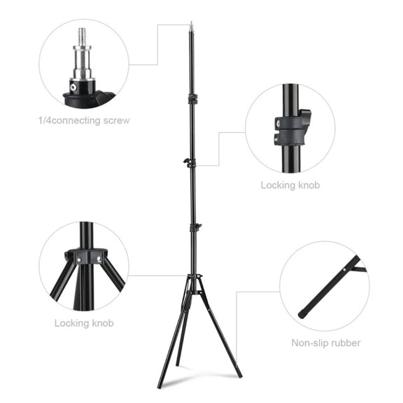 XTUGA UL-03 Live Light Tripod Lift Floor Microphone Stand