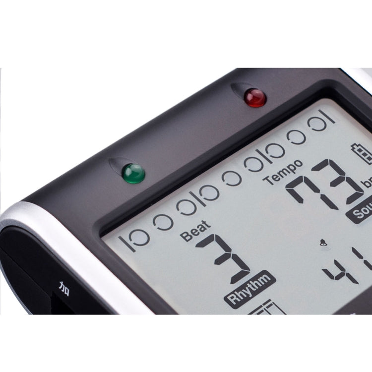 JOYO JM-90 Mini Portable Rechargeable Clip-on LED Indicator Electronic Digital Metronome Tone Generator Tuner for Guitar Violin Ukulele(Black)