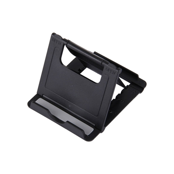 Universal Foldable Mini Phone Holder Stand, Size: 8.3 x 7.1 x 0.7 cm, For iPhone, Samsung, Huawei, Xiaomi, HTC and Other Smartphone, Tablets(Black)
